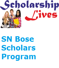 SN Bose Scholars Program 