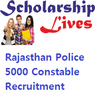 Rajasthan Police 5000 Constable Recruitment
