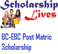 BC-EBC Post Matric Scholarship