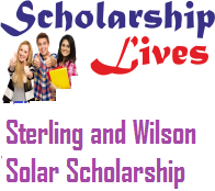 Sterling and Wilson Solar Scholarship