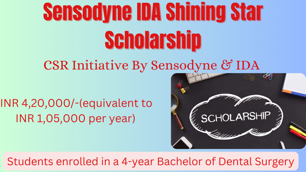 Sensodyne IDA Shining Star Scholarship